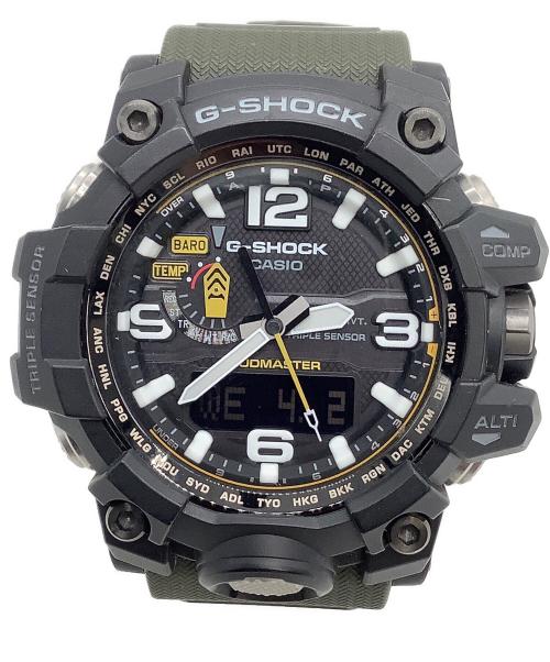 CASIO（カシオ）CASIO (カシオ) デジアナウォッチ G-SHOCK ブラック×オリーブの古着・服飾アイテム