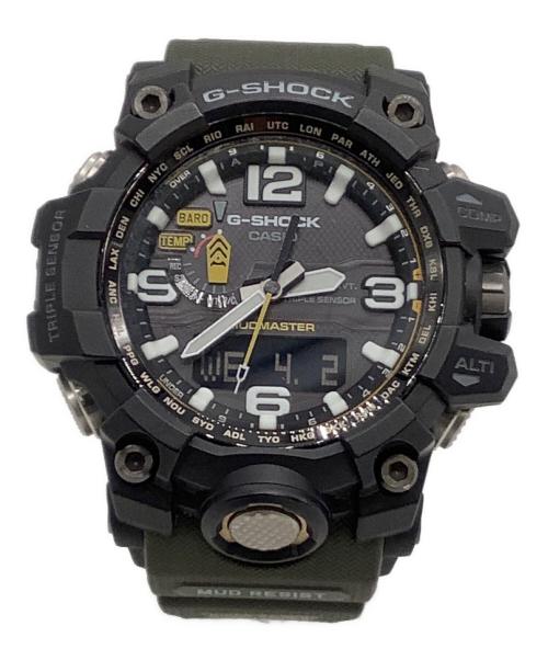 CASIO（カシオ）CASIO (カシオ) デジアナウォッチ G-SHOCK ブラック×オリーブの古着・服飾アイテム