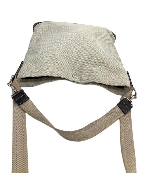 WILDSWANS（ワイルドスワンズ）WILDSWANS (ワイルドスワンズ) 2WAYショルダーバッグ アイボリー×ブラウンの古着・服飾アイテム