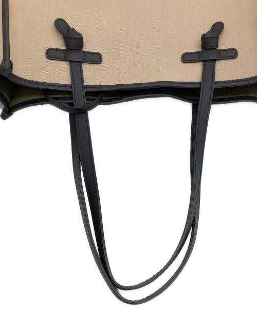 GIANNI CHIARINI（ジャンニ キアリーニ）GIANNI CHIARINI (ジャンニ キアリーニ) トートバッグ マルチェッラ ブラウン×ブラックの古着・服飾アイテム