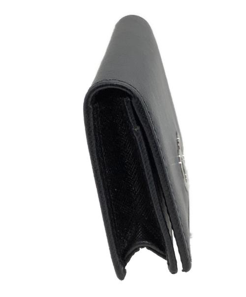 Salvatore Ferragamo（サルヴァトーレ フェラガモ）Salvatore Ferragamo (サルヴァトーレ フェラガモ) 名刺入れ ガンチーニ ブラックの古着・服飾アイテム