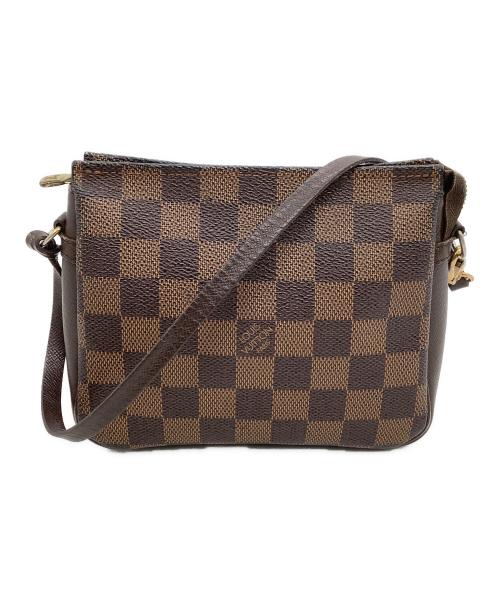 LOUIS VUITTON（ルイ ヴィトン）LOUIS VUITTON (ルイ ヴィトン) ハンドポーチ　ダミエ　トゥルース・メイクアップ ブラウンの古着・服飾アイテム