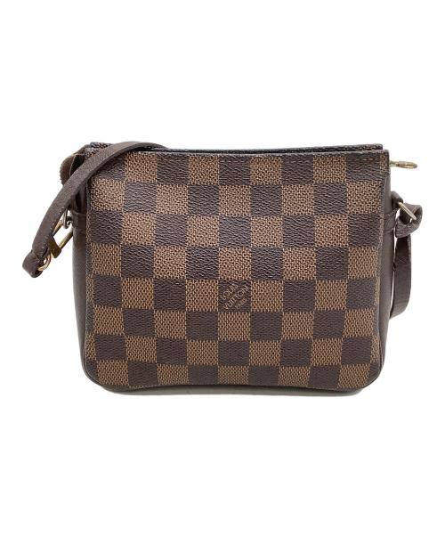 LOUIS VUITTON（ルイ ヴィトン）LOUIS VUITTON (ルイ ヴィトン) ハンドポーチ　ダミエ　トゥルース・メイクアップ ブラウンの古着・服飾アイテム