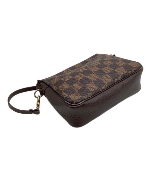 LOUIS VUITTON（ルイ ヴィトン）LOUIS VUITTON (ルイ ヴィトン) ハンドポーチ　ダミエ　トゥルース・メイクアップ ブラウンの古着・服飾アイテム