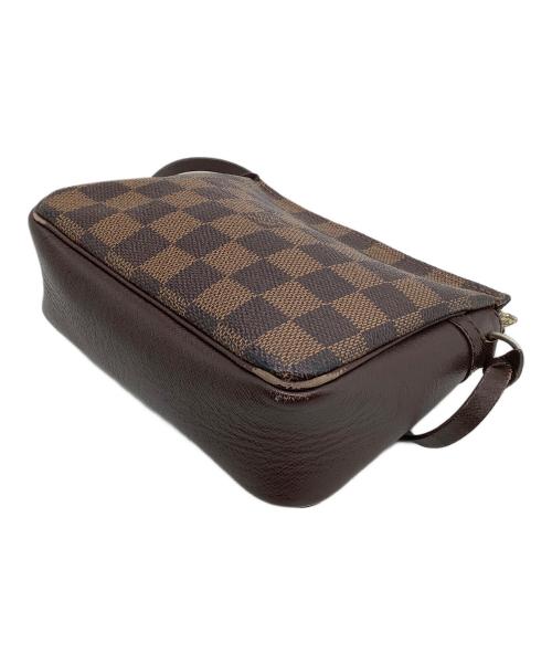 LOUIS VUITTON（ルイ ヴィトン）LOUIS VUITTON (ルイ ヴィトン) ハンドポーチ　ダミエ　トゥルース・メイクアップ ブラウンの古着・服飾アイテム
