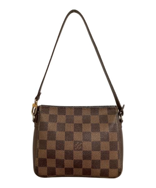 LOUIS VUITTON（ルイ ヴィトン）LOUIS VUITTON (ルイ ヴィトン) ハンドポーチ　ダミエ　トゥルース・メイクアップ ブラウンの古着・服飾アイテム