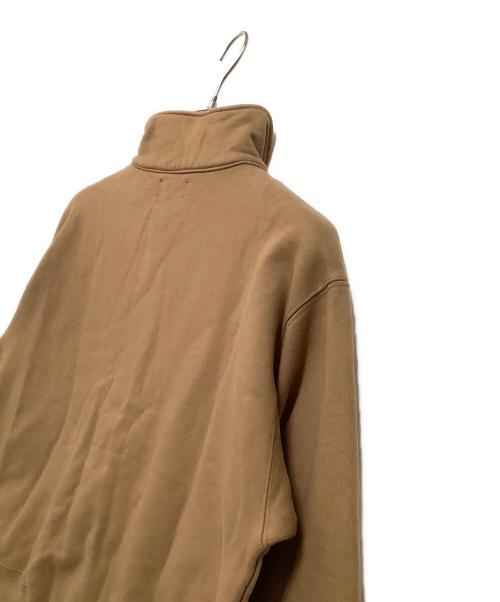 MEYAME（メヤメ）MEYAME (メヤメ) ハーフジップスウェット ブラウン サイズ:freeの古着・服飾アイテム
