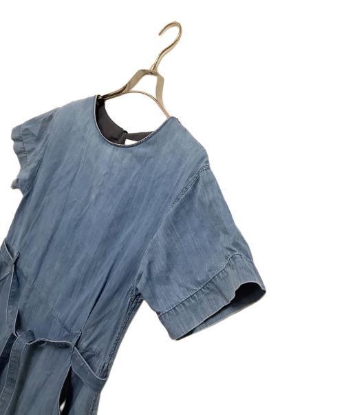 YANUK（ヤヌーク）YANUK (ヤヌーク) 半袖ワンピース インディゴ サイズ:Sの古着・服飾アイテム