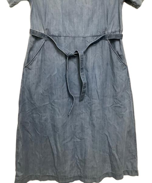 YANUK（ヤヌーク）YANUK (ヤヌーク) 半袖ワンピース インディゴ サイズ:Sの古着・服飾アイテム