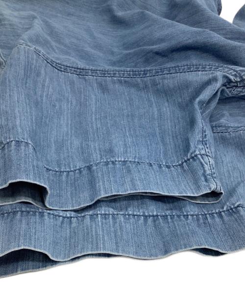 YANUK（ヤヌーク）YANUK (ヤヌーク) 半袖ワンピース インディゴ サイズ:Sの古着・服飾アイテム