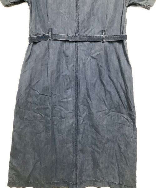 YANUK（ヤヌーク）YANUK (ヤヌーク) 半袖ワンピース インディゴ サイズ:Sの古着・服飾アイテム