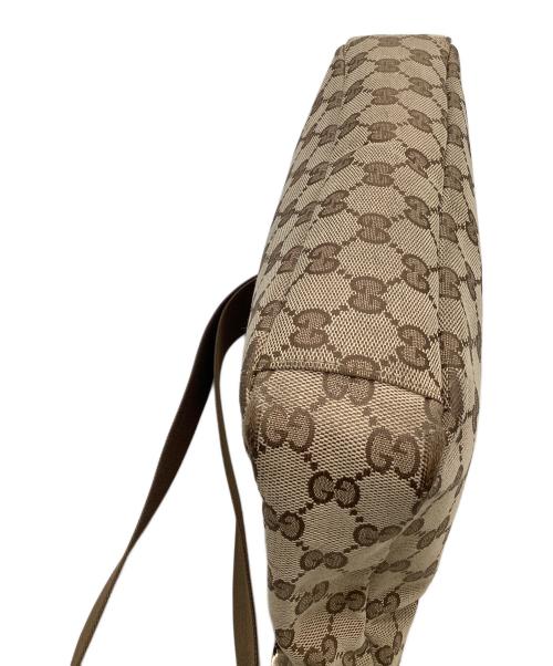 GUCCI（グッチ）GUCCI (グッチ) ショルダーバッグ ベージュ×ブラウンの古着・服飾アイテム