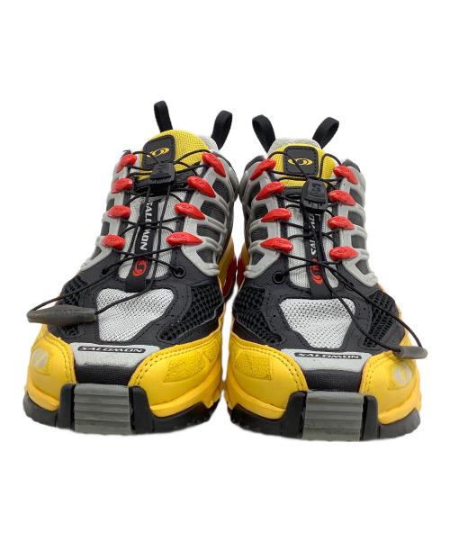 SALOMON（サロモン）SALOMON (サロモン) スニーカー グレー×イエロー サイズ:25.5の古着・服飾アイテム