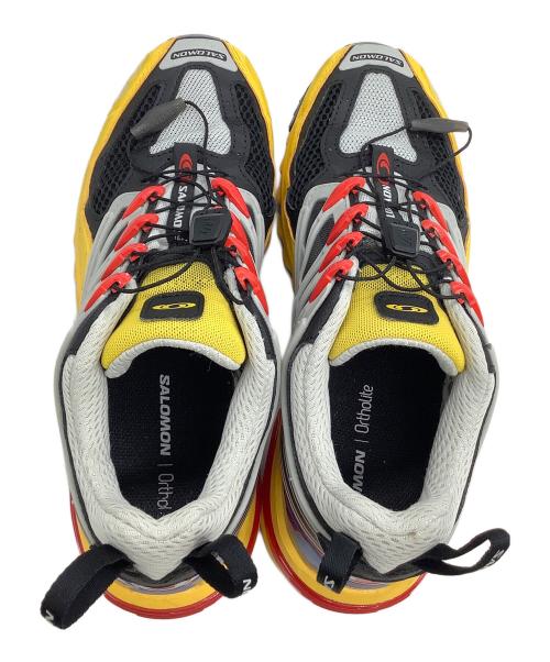 SALOMON（サロモン）SALOMON (サロモン) スニーカー グレー×イエロー サイズ:25.5の古着・服飾アイテム