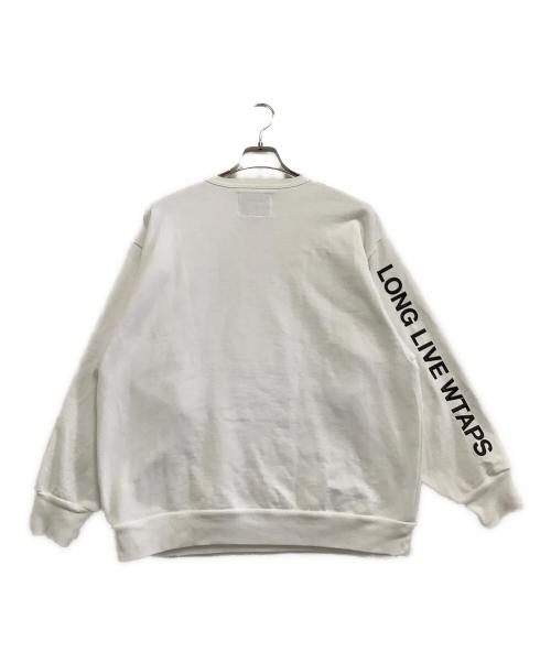 WTAPS（ダブルタップス）WTAPS (ダブルタップス) クルーネックスウェット　20AW ホワイト サイズ:02の古着・服飾アイテム