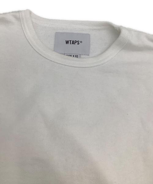 WTAPS（ダブルタップス）WTAPS (ダブルタップス) クルーネックスウェット　20AW ホワイト サイズ:02の古着・服飾アイテム