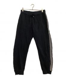 HERMES（エルメス）の古着「サイドラインスウェットパンツ」｜ブラック