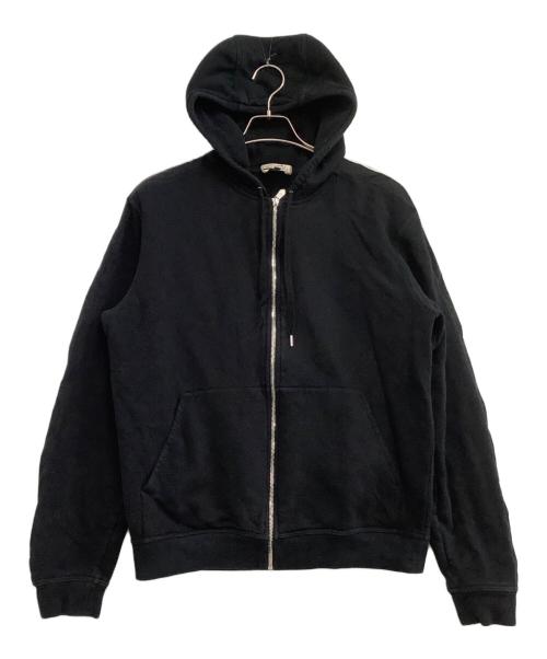 HERMES（エルメス）HERMES (エルメス) ジップパーカー ブラック サイズ:Lの古着・服飾アイテム