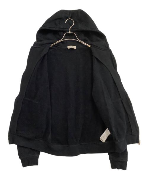 HERMES（エルメス）HERMES (エルメス) ジップパーカー ブラック サイズ:Lの古着・服飾アイテム