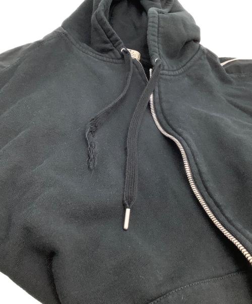 HERMES（エルメス）HERMES (エルメス) ジップパーカー ブラック サイズ:Lの古着・服飾アイテム