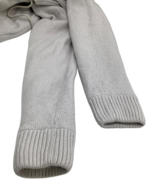 HERNO（ヘルノ）HERNO (ヘルノ) リバーシブルニットジャケット　秋冬物 ライトグレー サイズ:46の古着・服飾アイテム