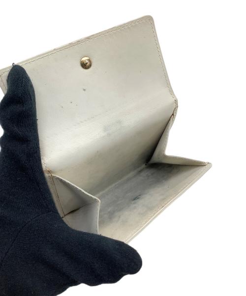 LOUIS VUITTON（ルイ ヴィトン）LOUIS VUITTON (ルイ ヴィトン) 3つ折り財布　ヴェルニ　ポルトモネ・ビエ・カルトクレディ イエローの古着・服飾アイテム