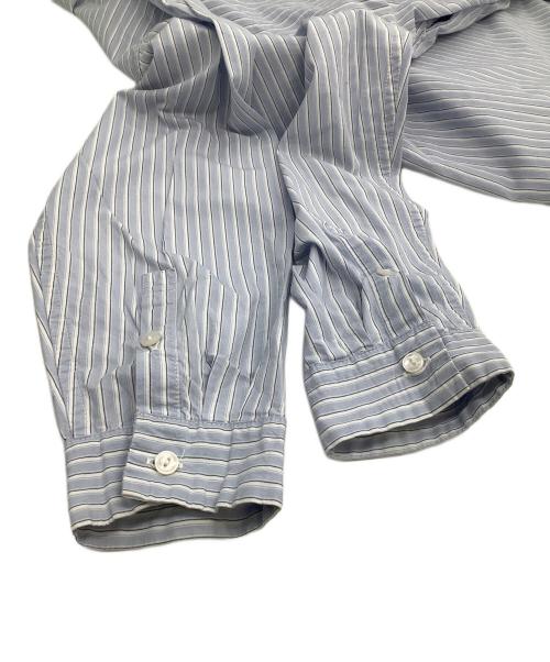 Veritecoeur（ヴェリテクール）Veritecoeur (ヴェリテクール) ストライプシャツ スカイブルー サイズ:freeの古着・服飾アイテム