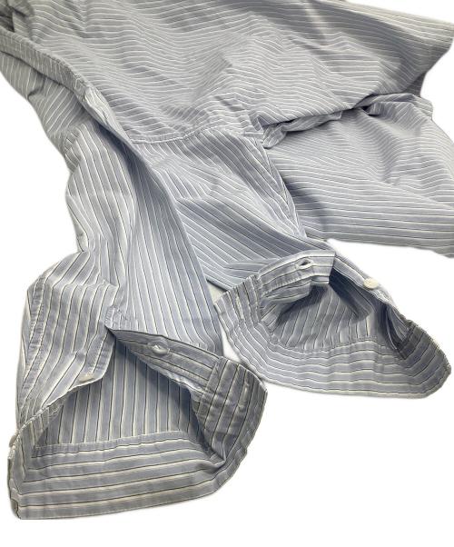 Veritecoeur（ヴェリテクール）Veritecoeur (ヴェリテクール) ストライプシャツ スカイブルー サイズ:freeの古着・服飾アイテム