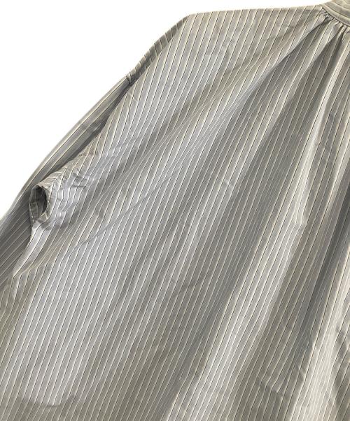 Veritecoeur（ヴェリテクール）Veritecoeur (ヴェリテクール) ストライプシャツ スカイブルー サイズ:freeの古着・服飾アイテム