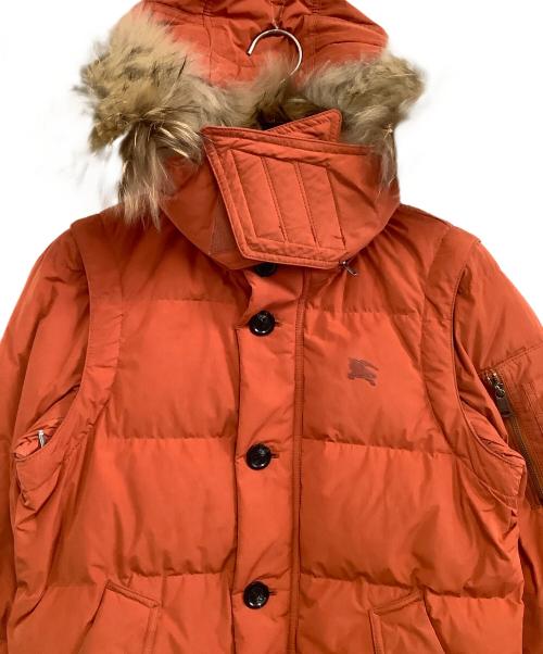 BURBERRY BLACK LABEL（バーバリーブラックレーベル）BURBERRY BLACK LABEL (バーバリーブラックレーベル) ダウンジャケット オレンジ サイズ:Mの古着・服飾アイテム