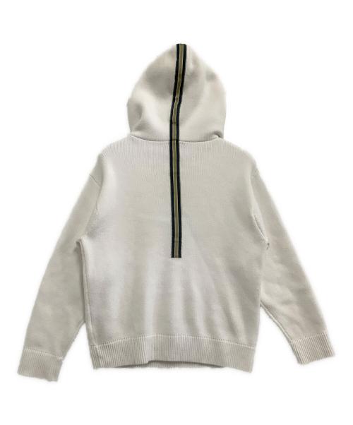 CABAN（キャバン）CABAN (キャバン) ニットパーカー ホワイト サイズ:Mの古着・服飾アイテム