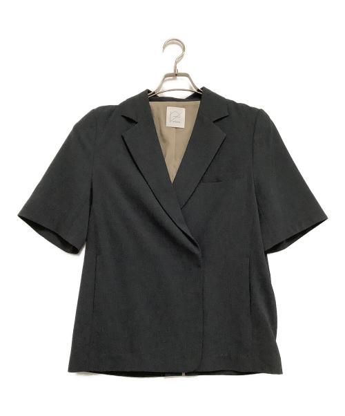 crewre（クルー）crewre (クルー) 半袖ジャケット グレー サイズ:2の古着・服飾アイテム