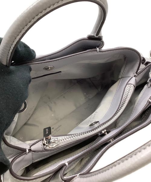 Kate Spade（ケイトスペード）Kate Spade (ケイトスペード) ダンプリング スモール サッチェル グレーの古着・服飾アイテム