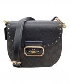COACHコーチ）の古着「モーガンサドルバッグ シグネチャー」｜ブラウン
