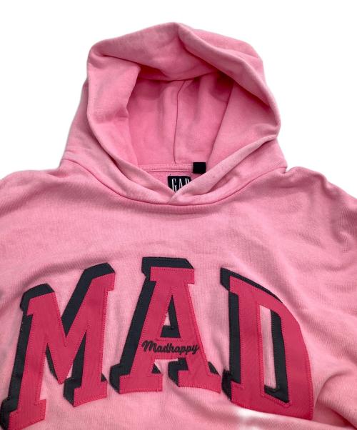 GAP（ギャップ）GAP (ギャップ) madhappy (マッドハッピー) プルオーバーパーカー ピンク サイズ:Lの古着・服飾アイテム