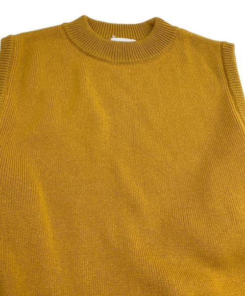 CITY TOKYO（シティートウキョウ）CITY TOKYO (シティートウキョウ) ベルテッドレイヤードニットワンピ イエロー サイズ:free 未使用品の古着・服飾アイテム