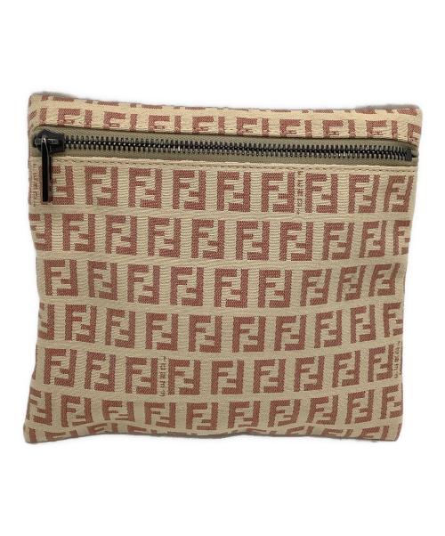 FENDI（フェンディ）FENDI (フェンディ) ポーチ ズッキーノ ベージュの古着・服飾アイテム