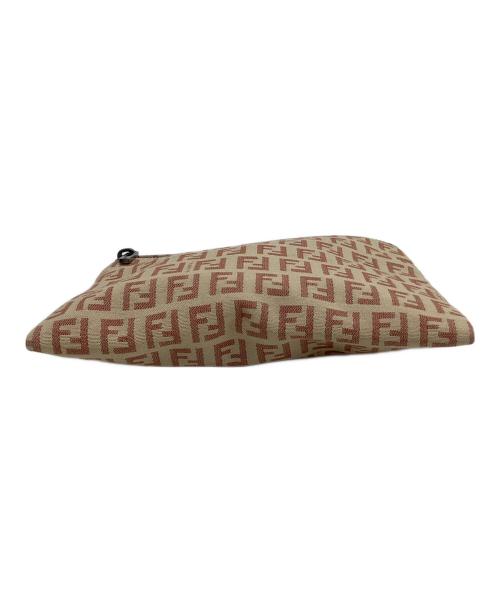 FENDI（フェンディ）FENDI (フェンディ) ポーチ ズッキーノ ベージュの古着・服飾アイテム