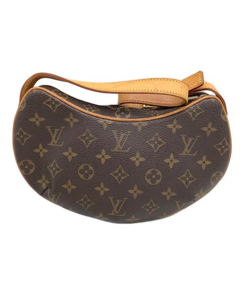 LOUIS VUITTON（ルイ ヴィトン）LOUIS VUITTON (ルイ ヴィトン) ショルダーバッグ　モノグラム　ポシェットクロワッサン ブラウンの古着・服飾アイテム