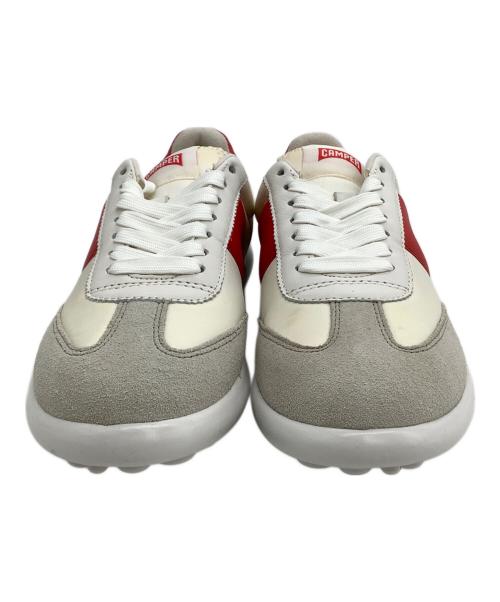 CAMPER（カンペール）CAMPER (カンペール) スニーカー PELOTAS アイボリー×レッド サイズ:36の古着・服飾アイテム