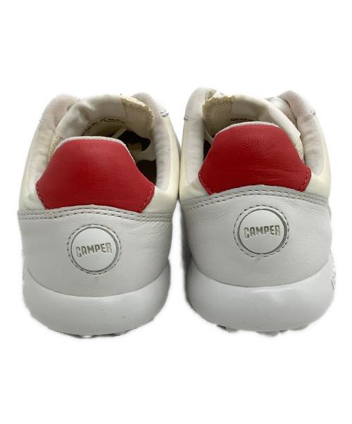 CAMPER（カンペール）CAMPER (カンペール) スニーカー PELOTAS アイボリー×レッド サイズ:36の古着・服飾アイテム