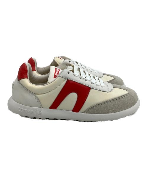 CAMPER（カンペール）CAMPER (カンペール) スニーカー PELOTAS アイボリー×レッド サイズ:36の古着・服飾アイテム