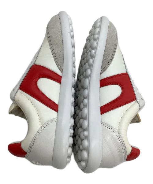 CAMPER（カンペール）CAMPER (カンペール) スニーカー PELOTAS アイボリー×レッド サイズ:36の古着・服飾アイテム