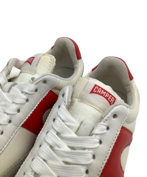 CAMPER（カンペール）CAMPER (カンペール) スニーカー PELOTAS アイボリー×レッド サイズ:36の古着・服飾アイテム