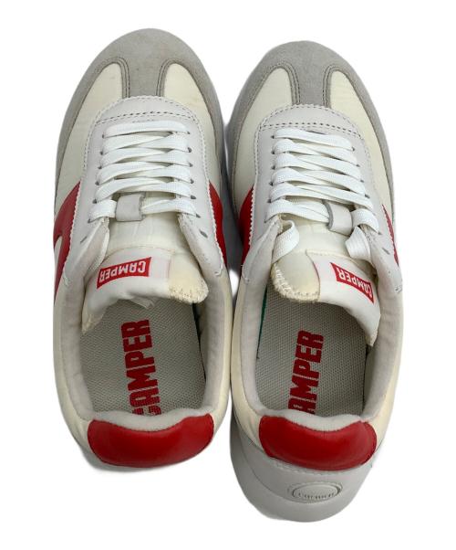 CAMPER（カンペール）CAMPER (カンペール) スニーカー PELOTAS アイボリー×レッド サイズ:36の古着・服飾アイテム
