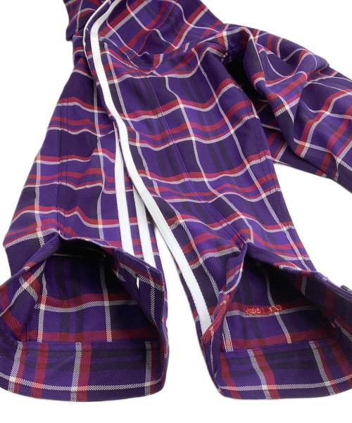 adidas（アディダス）adidas (アディダス) KORN (コーン) オーバーサイズシャツ パープル サイズ:Lの古着・服飾アイテム