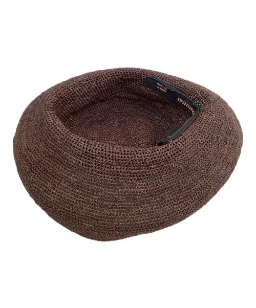 HELEN KAMINSKI（ヘレンカミンスキー）HELEN KAMINSKI (ヘレンカミンスキー) ストローハット ブラウンの古着・服飾アイテム