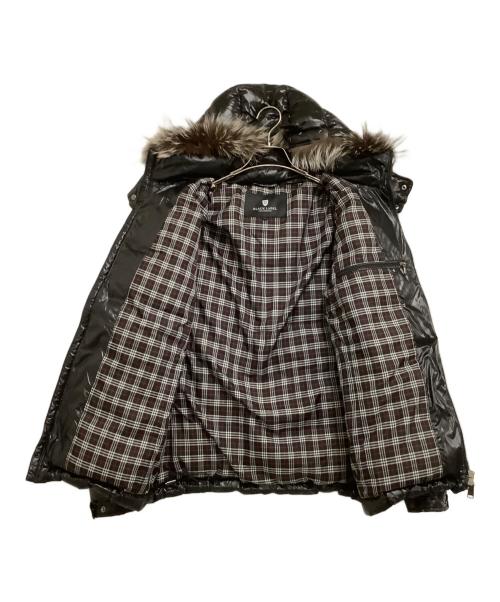 BLACK LABEL CRESTBRIDGE（ブラックレーベル クレストブリッジ）BLACK LABEL CRESTBRIDGE (ブラックレーベル クレストブリッジ) ダウンジャケット 秋冬物 ブラック サイズ:Lの古着・服飾アイテム
