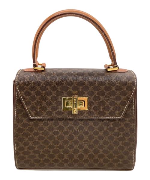 CELINE（セリーヌ）CELINE (セリーヌ) ハンドバッグ マカダム ブラウンの古着・服飾アイテム