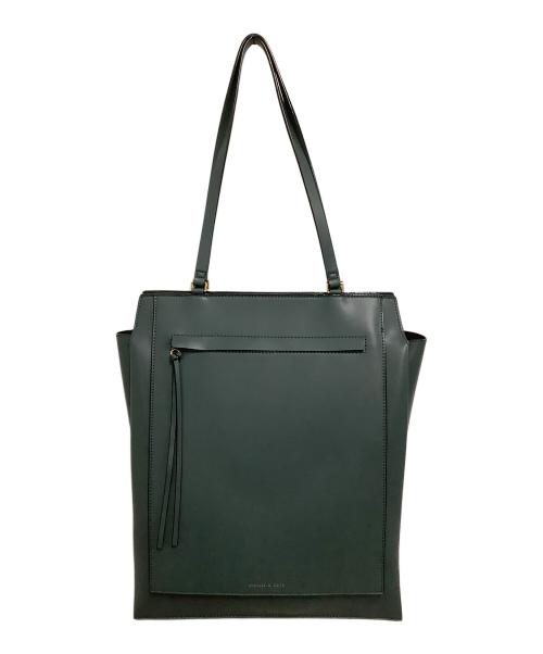 CHARLES & KEITH（チャールズアンドキース）CHARLES & KEITH (チャールズ＆キース) トートバッグ グリーンの古着・服飾アイテム